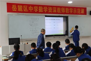 岳麓区中学数学资深教师教学示范课活动在我校举行